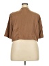 Perceptions 100% Polyester Brown Cardigan Size 2X - photo 2