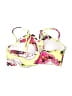 Unbranded Floral Yellow Swimsuit Top Size S - photo 2