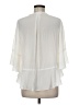 Mela Purdie 100% Polyester Ivory 3/4 Sleeve Blouse Size 6 - photo 2