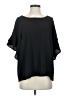 Umgee 100% Polyester Black Short Sleeve Blouse Size S - photo 1