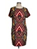 Mara Hoffman Graphic Brown Casual Dress Size S - photo 1