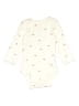 Carter's 100% Cotton Ivory Long Sleeve Onesie 12-18 MO / 18 MO - photo 1