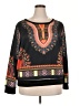 Cleo Black Long Sleeve Blouse Size 2X - photo 1