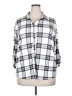 Cure Plaid Gray 3/4 Sleeve Blouse Size 2X - photo 1