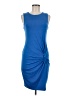 Kut from the Kloth 100% Polyester Solid Blue Cocktail Dress Size 6 - photo 1