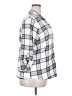 Cure Plaid Gray 3/4 Sleeve Blouse Size 2X - photo 4
