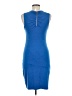 Kut from the Kloth 100% Polyester Solid Blue Cocktail Dress Size 6 - photo 2