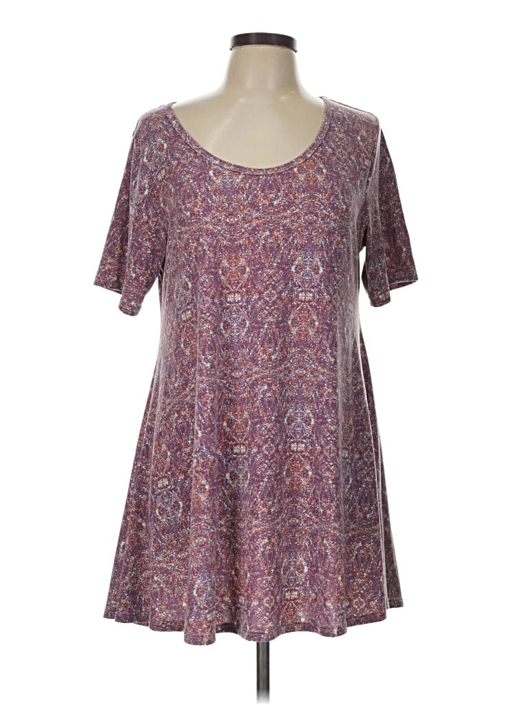 Pre-owned Lularoe Casual Dress In Purple