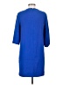 Zara Basic 100% Polyester Solid Blue Casual Dress Size S - photo 2