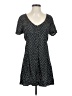 Auguste 100% Rayon Polka Dots Black Casual Dress Size 4 - photo 1