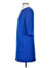 Zara Basic 100% Polyester Solid Blue Casual Dress Size S - photo 5