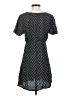 Auguste 100% Rayon Polka Dots Black Casual Dress Size 4 - photo 2