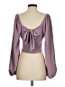 Altar'd State 100% Polyester Purple Long Sleeve Blouse Size S - photo 2