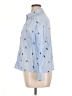 Unbranded 100% Cotton Stars Blue Long Sleeve Button-Down Shirt Size XL - photo 5