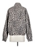 Pilcro 100% Cotton Animal Print Gray Tan Jacket Size S - photo 2