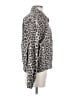 Pilcro 100% Cotton Animal Print Gray Tan Jacket Size S - photo 4