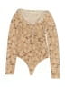 Open Edit Tan Bodysuit Size XXS - photo 1