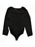 Express 100% Polyester Black Long Sleeve Blouse Size M - photo 2