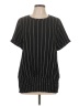 Lane Bryant Black Short Sleeve Blouse Size 10 - 12 Plus - photo 1