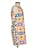 Mara Hoffman 100% Polyester Graphic Orange Cocktail Dress Size 4 - photo 4