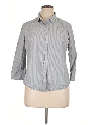 Haberdashery for J.Crew 3/4 Sleeve Button-Down Shirt (view 1)