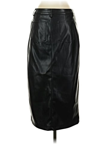 7 For All Mankind Faux Leather Skirt (view 2)