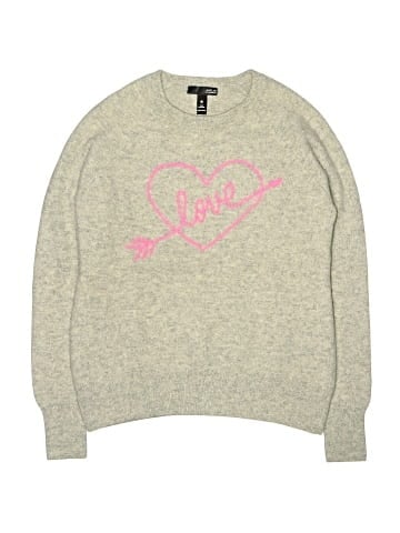 Aqua Cashmere Pullover Sweater (view 1)