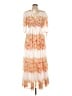 Taylor 100% Polyester Floral Ivory Casual Dress Size 10 - photo 1