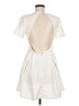 TOBI Solid Ivory Casual Dress Size M - photo 2