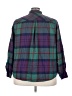 Maurices Plaid Purple Long Sleeve Blouse Size 24 (3) - photo 2