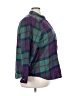 Maurices Plaid Purple Long Sleeve Blouse Size 24 (3) - photo 4