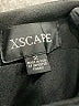 Xscape Black Cocktail Dress Size 2 - photo 4