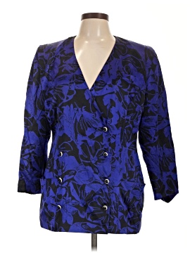 Silk Studio By Claude Bennett Silk Blazer