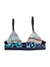 Xirena Print Blue Swimsuit Top Size S - photo 1