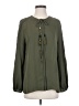 Kobi Halperin Green Long Sleeve Blouse Size S - photo 1