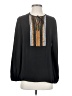 Kobi Halperin 100% Silk Black Long Sleeve Silk Top Size S - photo 1