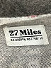 27 miles 100% Cashmere Floral Gray Cashmere Pullover Sweater Size M - photo 7