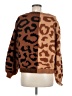 Dee Elly 100% Acrylic Animal Print Brown Cardigan Size M - photo 2