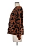 Dee Elly 100% Acrylic Animal Print Brown Cardigan Size M - photo 5