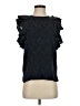 Vineyard Vines 100% Viscose Black Short Sleeve Blouse Size S - photo 1