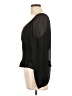 DR2 100% Polyester Black Long Sleeve Blouse Size L - photo 5