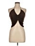 Theory Brown Halter Top Size M - photo 1