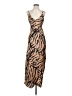 Zara Animal Print Tan Cocktail Dress Size XS - photo 1