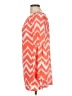 West Loop Chevron-herringbone Orange Casual Dress Size L - photo 5