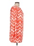 West Loop Chevron-herringbone Orange Casual Dress Size L - photo 4