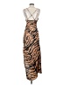 Zara Animal Print Tan Cocktail Dress Size XS - photo 2