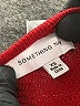 Something Navy 100% Wool Red Wool Cardigan Size XS - photo 7