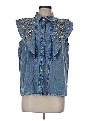 Let Me Be Denim Vest (view 1)