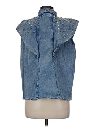 Let Me Be Denim Vest (view 2)