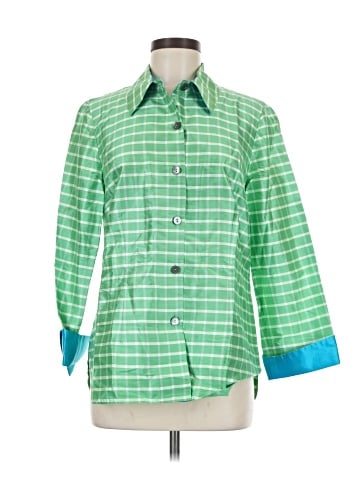 Nina Mclemore 3/4 Sleeve Silk Top (view 1)